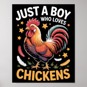 Boys Chicken Poster