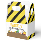Boys Construction Vehicles Theme Birthday Party