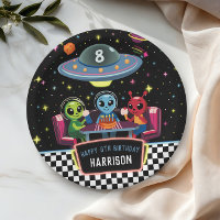 Boys Cool Out Of This World Neon Space Birthday