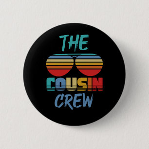 Boys Cousin Crew Dad Mum Kids Celebration Cousin 6 Cm Round Badge