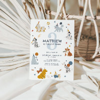 Boys Cute Dog Let's Pawty 3rd Birthday