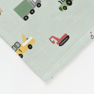 Boys Cute Transport Car Pattern Kids Fleece Blanket