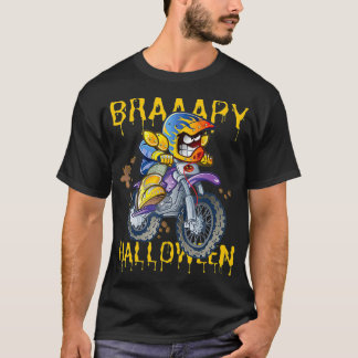 Boys Dirt Bike Halloween Costume Dirt Biking Graph T-Shirt