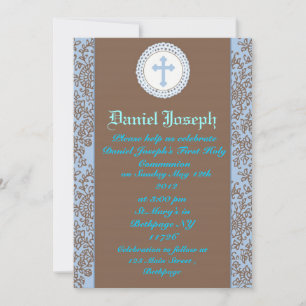 Boys First Holy Communion Invitations