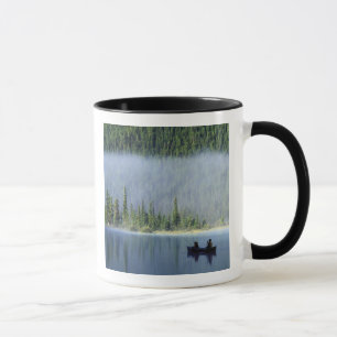 Boys fishing on Waterfowl Lake, Banff National Mug