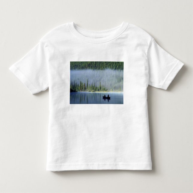 Boys fishing on Waterfowl Lake, Banff National Toddler T-Shirt (Front)