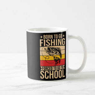 Boys Fishing Shirt Kids Men Born To Go Fishing For Coffee Mug