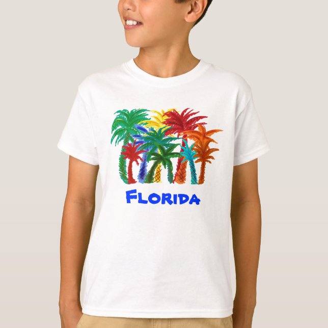 Boys Florida palm tree shirt (Front)