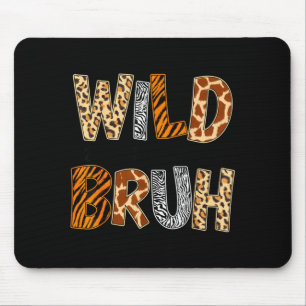 Boys funny wild animal about reading bruh book mouse pad