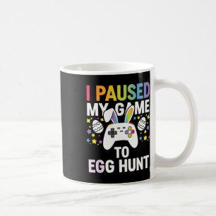 Boys Gamer Egg Hunt Easter Day Video Games Bunny G Coffee Mug