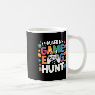Boys Gamer Egg Hunt Easter Day Video Games Bunny G Coffee Mug