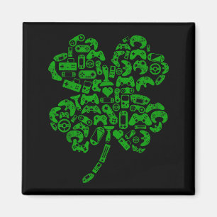 Boys Gamer Game Shamrock St Patricks Day Irish Men Magnet