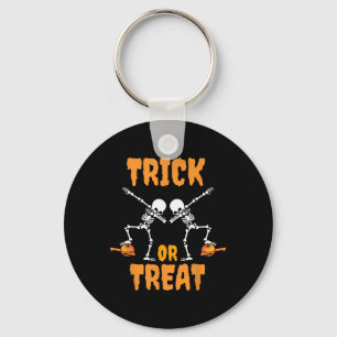 Boys Girls Dabbing Pumpkin Skeleton Zombie Costume Key Ring