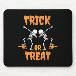 Boys Girls Dabbing Pumpkin Skeleton Zombie Costume Mouse Pad