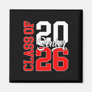 Boys Girls Graduation 2026 Senior Cl Of 2026 Retro Magnet