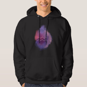 Boys Girls Horoscope Constellation Aquarius Zodiac Hoodie