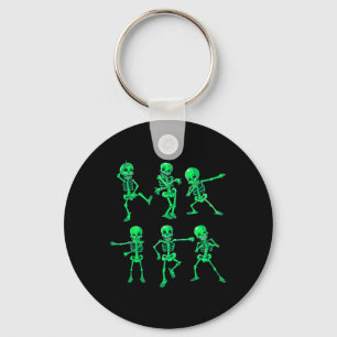 Boys Girls Kids Dancing Skeletons Dance Challenge Key Ring