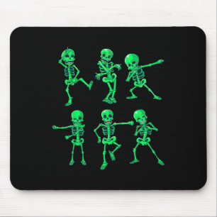 Boys Girls Kids Dancing Skeletons Dance Challenge  Mouse Pad