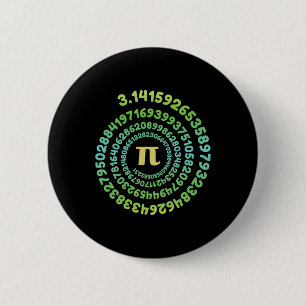 Boys Girls Pi Day Infinity Math Lover Nerd Geek Pi 6 Cm Round Badge