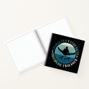 Boys Gymnastics Character Strength Discipline Notebook