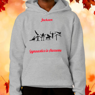 Boy's Gymnastics - Gymnastics is Awesome Hoodie