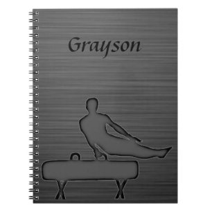 Boys Gymnastics Pommel Horse School Notebook