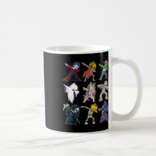 Boys Halloween Pumpkin Skeleton Kids Pumpkin Dab Coffee Mug