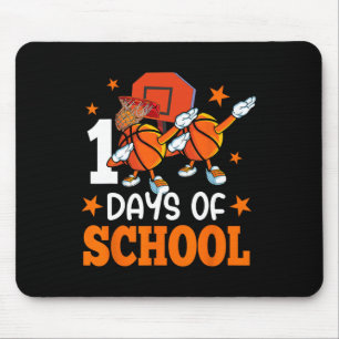 Boys Happy 100 Days Of School Basketball Teacher S Mouse Pad