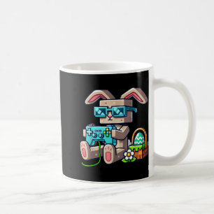 Boys Happy Easter Day Bunny Egg Video Game Gamer Coffee Mug