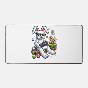 Boys Happy Easter Day Bunny Egg Video Game Kids Me Desk Mat