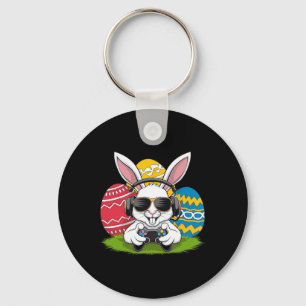 Boys Happy Easter Day Bunny Egg Video Game Kids Me Key Ring