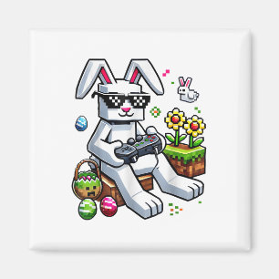 Boys Happy Easter Day Bunny Egg Video Game Kids Me Magnet