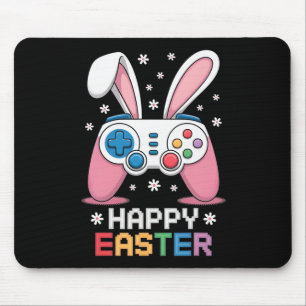 Boys Happy Easter Day Bunny Egg Video Game Kids Me Mouse Pad