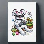 Boys Happy Easter Day Bunny Egg Video Game Kids Me Plaque<br><div class="desc">Boys Happy Easter Day Bunny Egg Video Game Kids Mens Gamer T-Shirt</div>