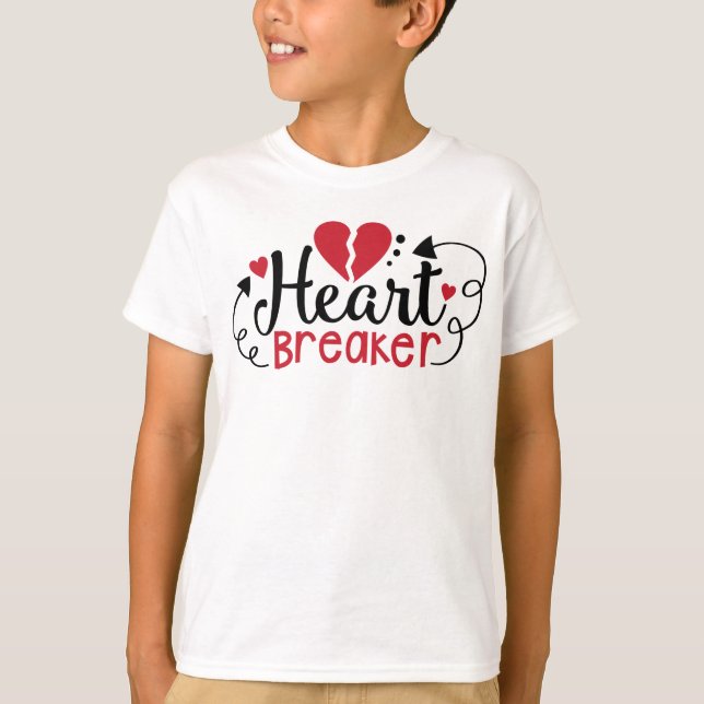 Boys Heart Breaker Valentine Shirt (Front)