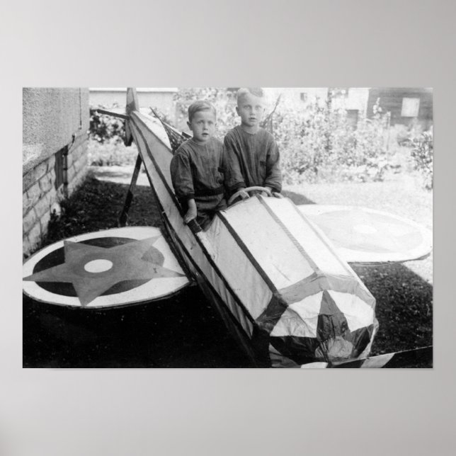 Boys in a Soap-Box Car Poster (Front)