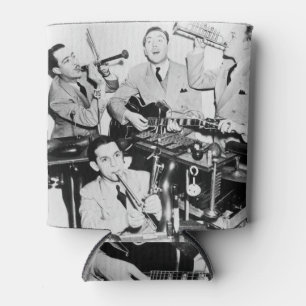 Boys in the Band: Vintage Art. Can Cooler