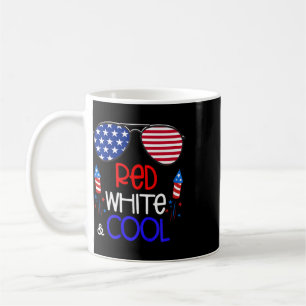 Boys Kids 4th Of July Red White And Cool Sungles G Coffee Mug