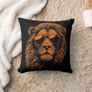 Boys Kids Funny Lion Animal Cushion