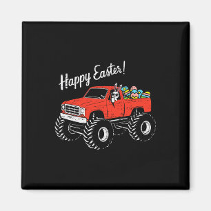 Boys Kids Happy Easter Truck Easter Eggs Toddler C Magnet
