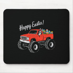 Boys Kids Happy Easter Truck Easter Eggs Toddler C Mouse Pad