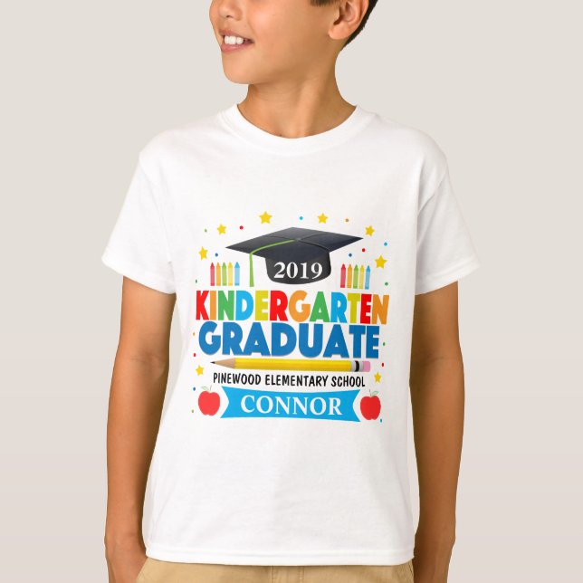 Boy's Last Day of Kindergarten T-shirt (Front)