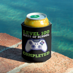 Boys Level 100 Days Of School Completed Can Cooler