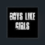 Boys Like Girls Button<br><div class="desc">Boys Like Girls Band Square 2 inch Button. New Upcoming Band.</div>