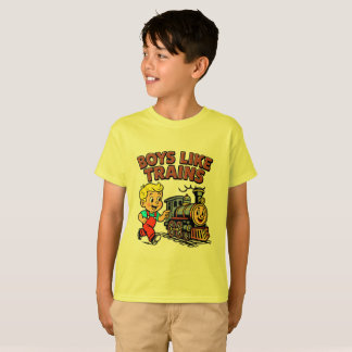 Boys like trains T-Shirt