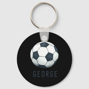 Boys Modern Blue Soccer Jersey Number Sports T Shi Key Ring
