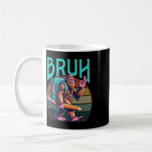 Boys Modern bruh' Big Foot Ck To School Graphic De Coffee Mug