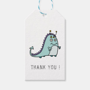 Boys Monster 1st Birthday Party Gift Tags