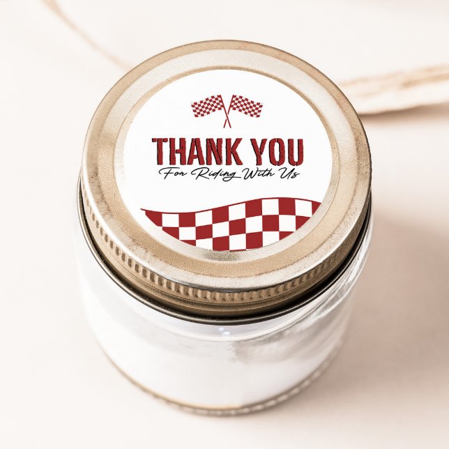 Boys' Motocross Dirt Bike Birthday  Classic Round Sticker (Creator Uploaded)