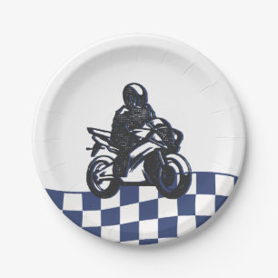 Boys' Motocross Dirt Bike Birthday Paper Plate